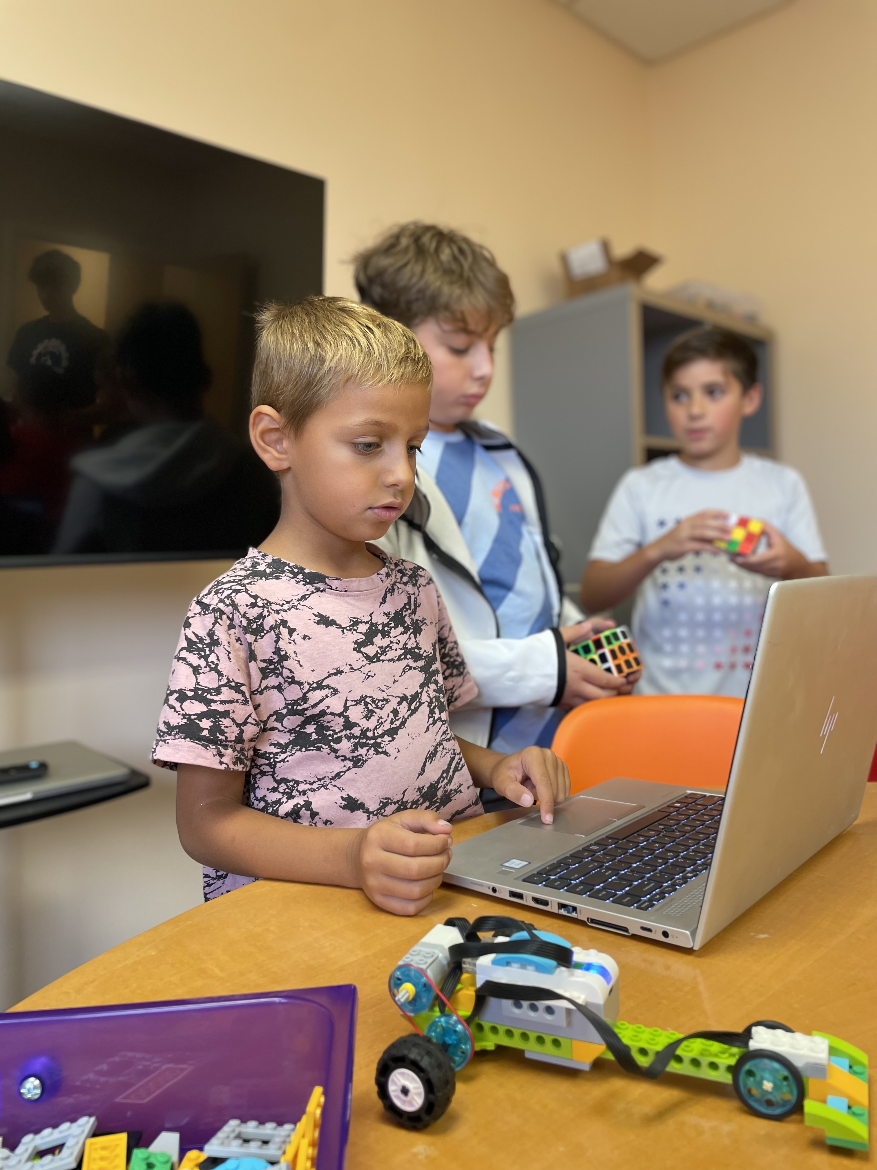 Lego building and coding image